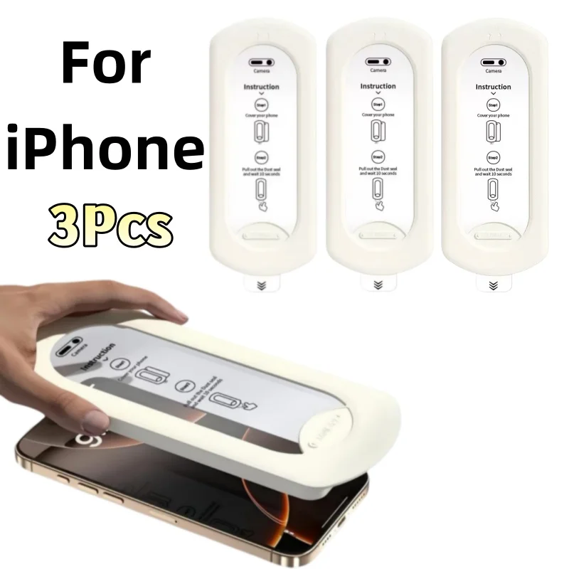 

3-Pack HD Tempered Glass Screen Protectors for iPhone Series - Easy Installation, Dust-Free, Bubble-Free
