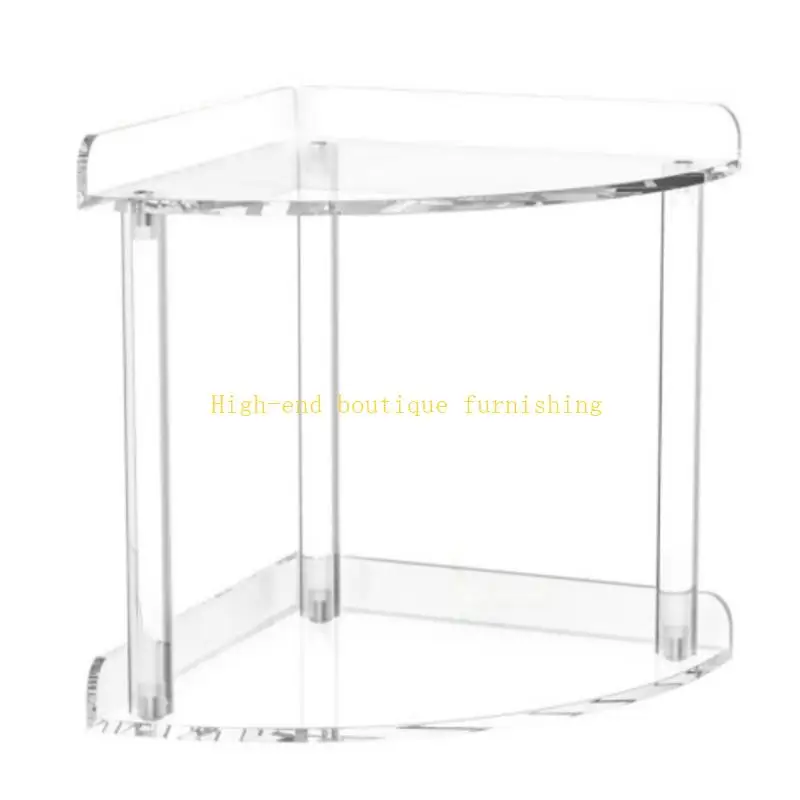 

L9NB Компактный двухъярусный акриловый органайзер для углового настольного хранилища