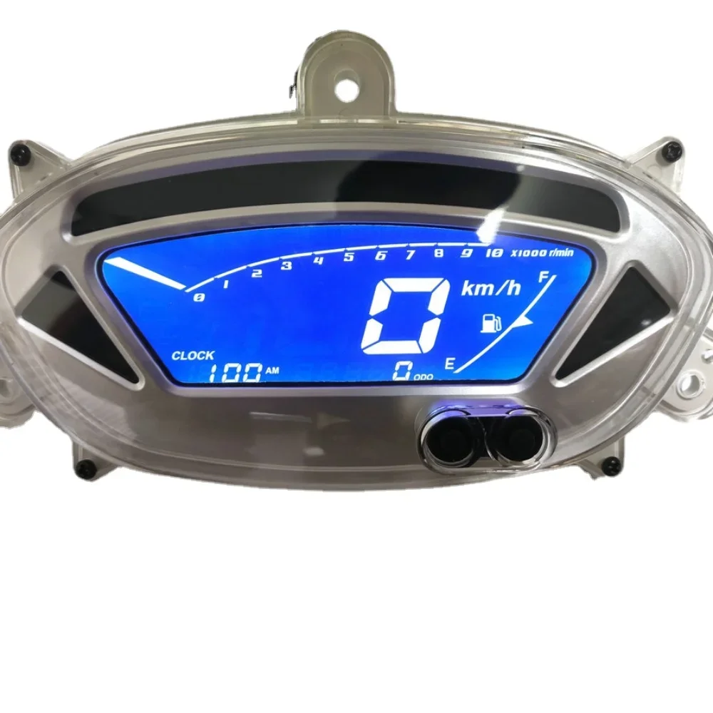 لوحة أدوات LCD للتعديل المباشر للدراجات النارية، ساعة إلكترونية LCD، عداد رمز الأميال لـ ybr125