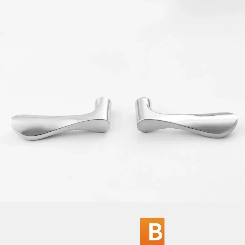 Handle Door Sliding Interior Handles Stainless steel Universal type Entrance Gate Lever Knob For Bedroom Furniture Accessories
