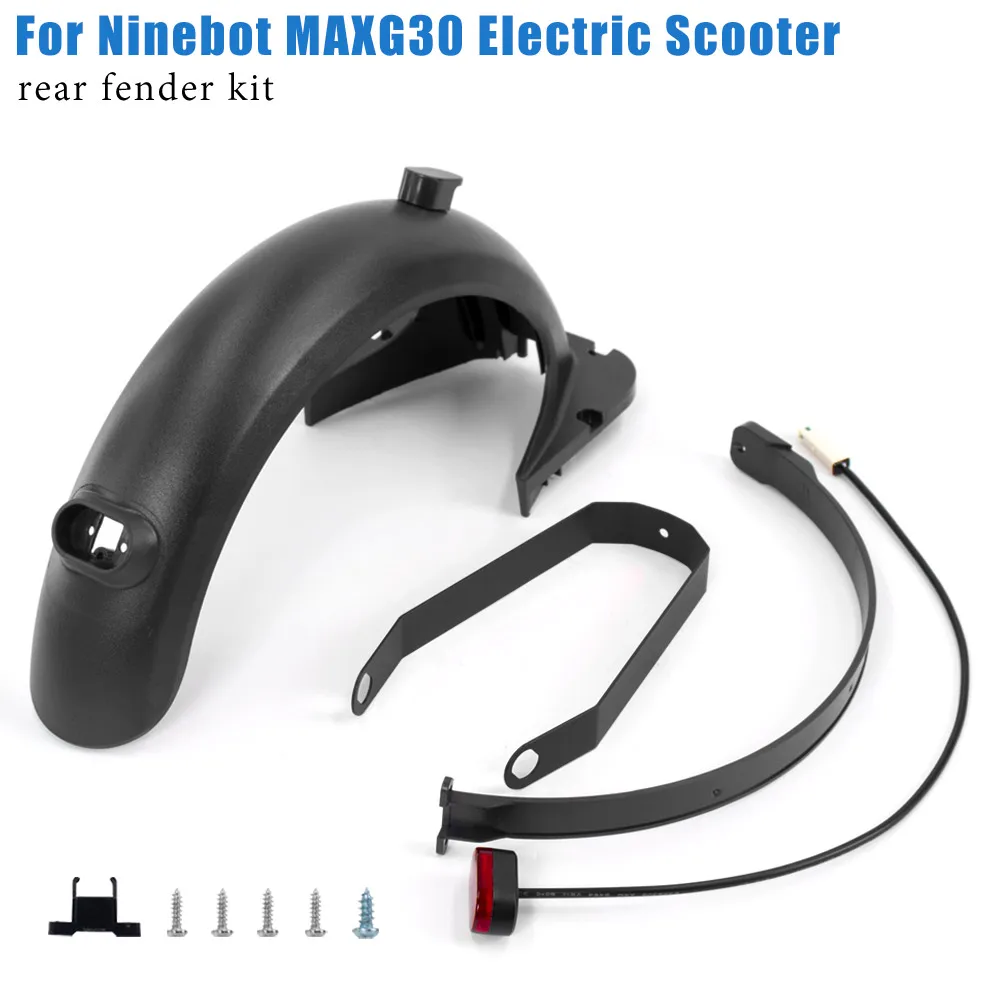 Rear Fender Mudguard Support Bracket Repair Black Kits for Segway Ninebot Electric Scooter Max G30 G30LP G30D Fenders Parts