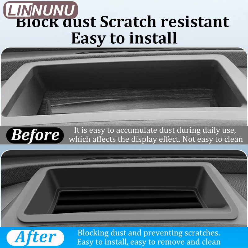 LINNUNU For Geely Atlas II Starray Car HUD Display Protective Cover Head Up Display Protective Frame Boyue L 2025 Accessories