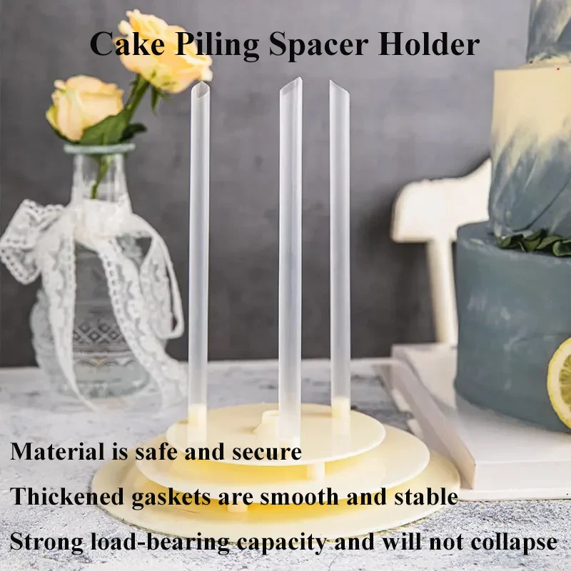 

4/6/8/10inch Multi-layer Cake Stand Suspended Gasket Support Frame Round Dessert Support Spacer Piling Bracket Baking Tools