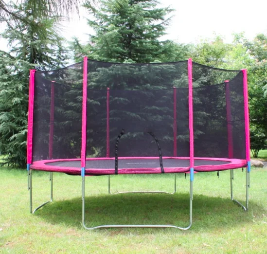 

Hot Sales Inground High Elastic Adult Bouncing Trampoline Large Children's Outdoor Trampoline With Protective Net