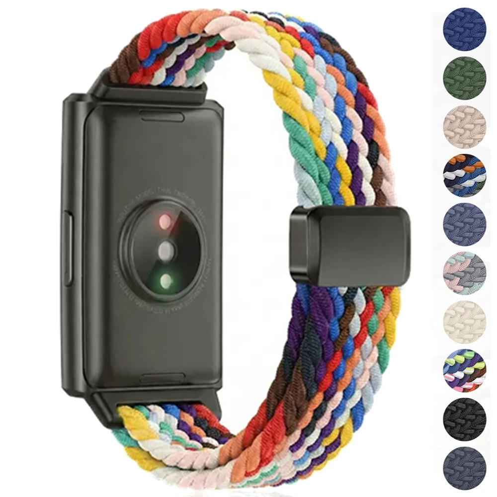 Watch Strap for HUAWEI Band 11 Accessories Replacement Wrist Belt Nylon Sport Loop Bracelets Correa HUAWEI Band 11 Pro Watchband