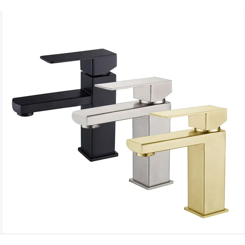 Modern Matt Black Bathroom Hot Cold Vessel Sink Faucet Single Handle Basin Mixer Tap