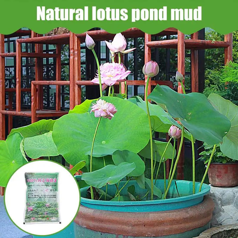 Pond Soil For Water Plants Natural Lotus Pond Mud With Nutrients Plant Growing Media For Water Lilies Lotus Gardening Supplies