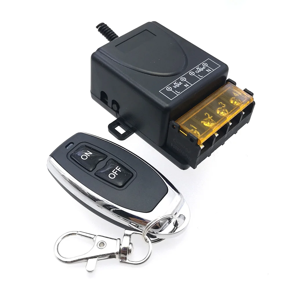 Universal Remote Control Switch 433mhz Wireless Switch AC 220V 30A Relay and On Off Transmitter for Light Lamp Water Pump Door