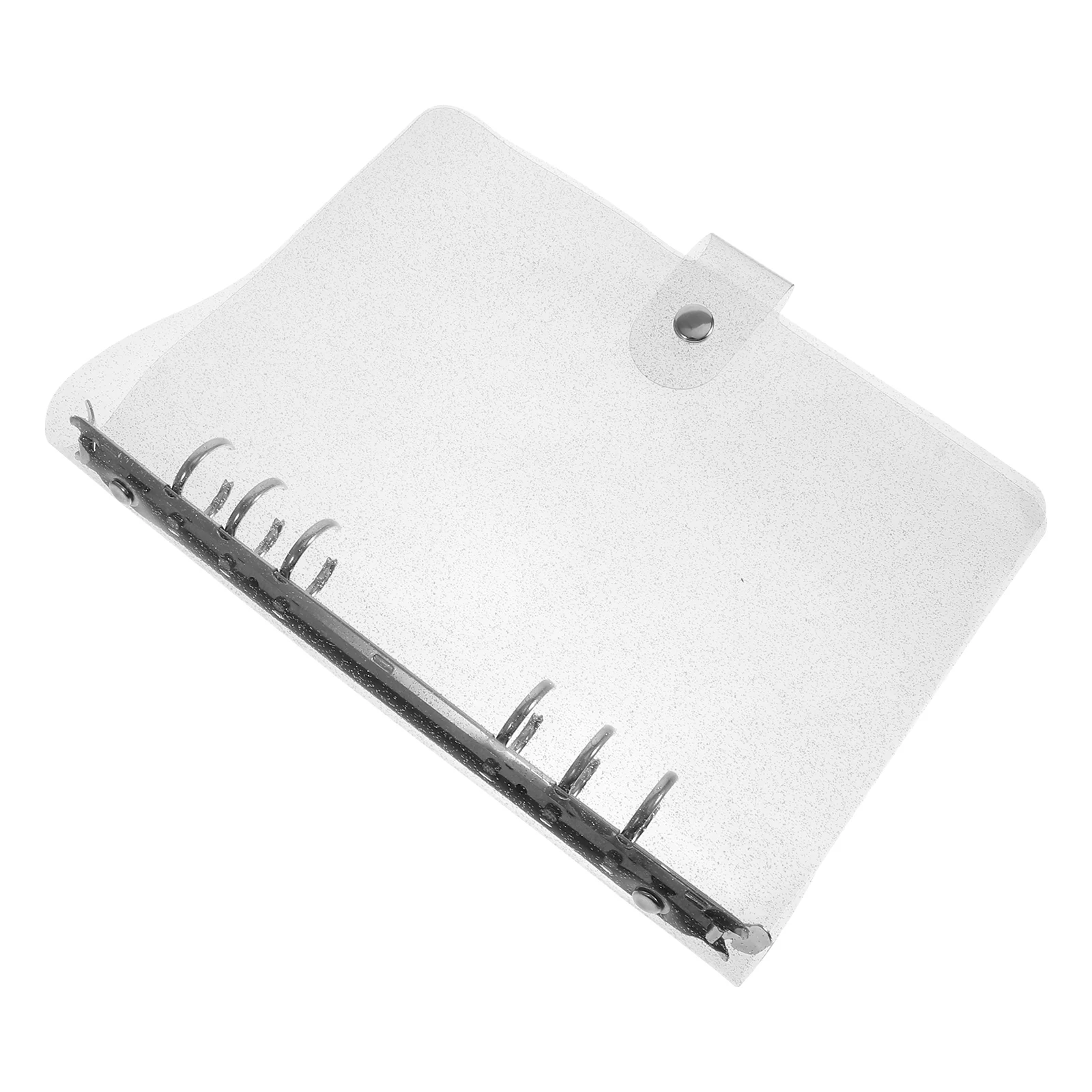 Cubierta de carpeta de hojas sueltas de 6 agujeros, funda de Bloc de notas impermeable de plástico para suministros de oficina, organizador de documentos, carcasa protectora para manual, 1 ud.