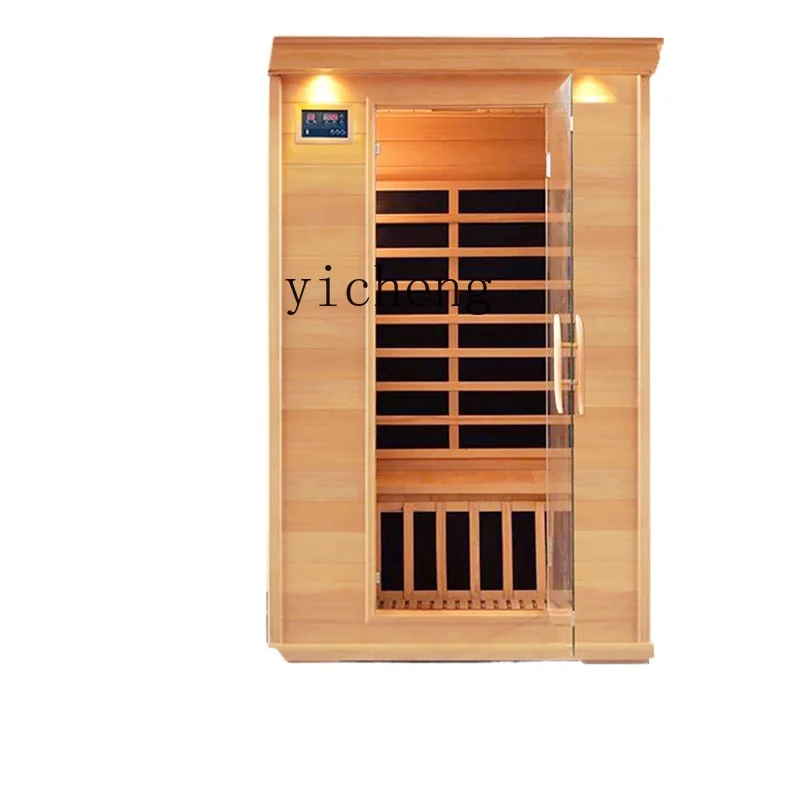 

Zws. Household high-end sweatbox far infrared light wave room sauna room sweat steamer