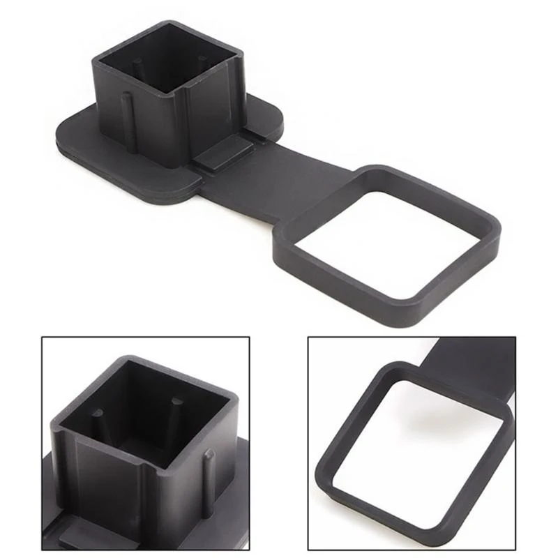 XA6H Rubber Hitch Tube Caps  Insert universal Trailer Hitch Plugs for 2in Receiver