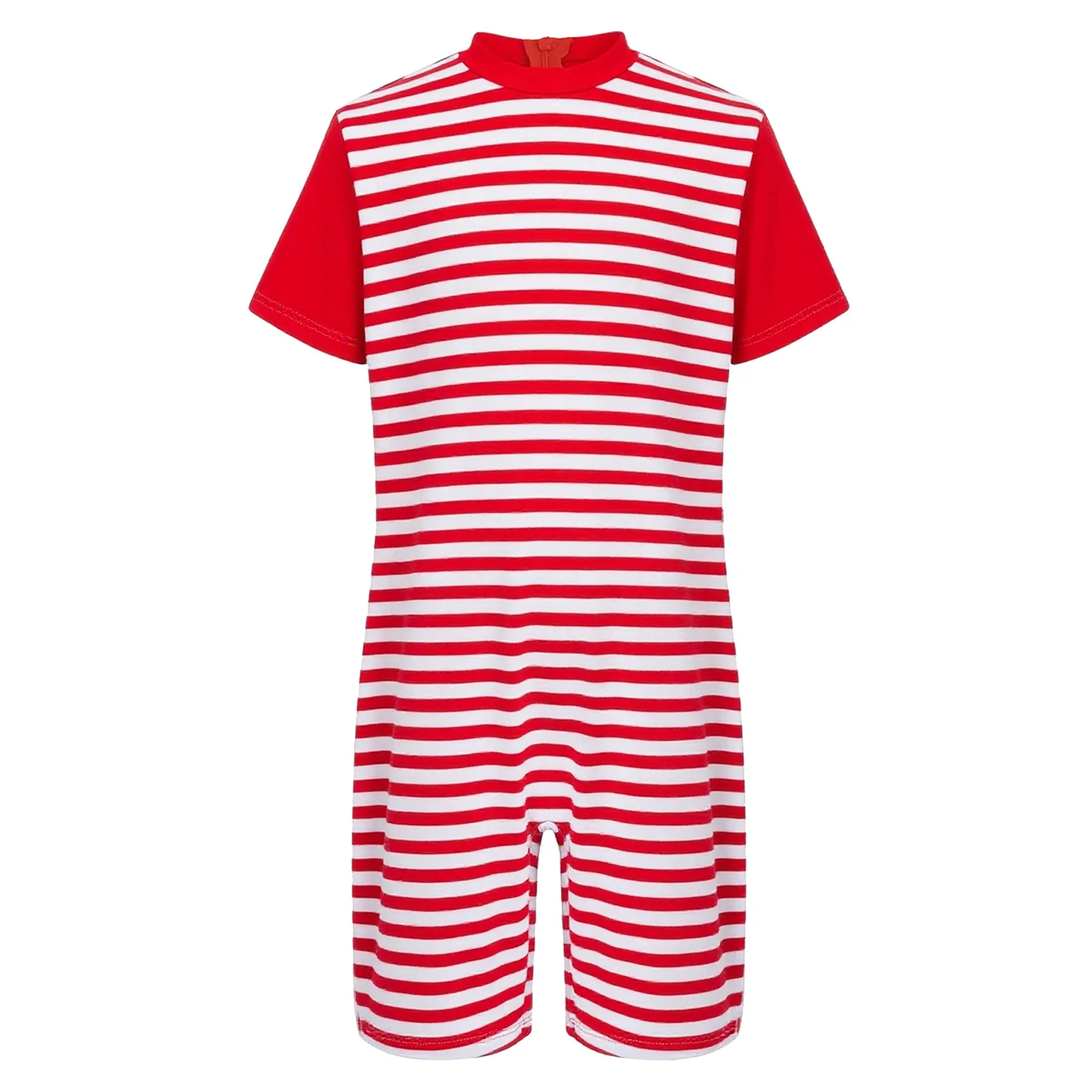 Kids Boys Girls Special Needs Adaptive Clothing Autism Children Anti-Strip Back Zipper Jumpsuit Daily School Wear Homewear
