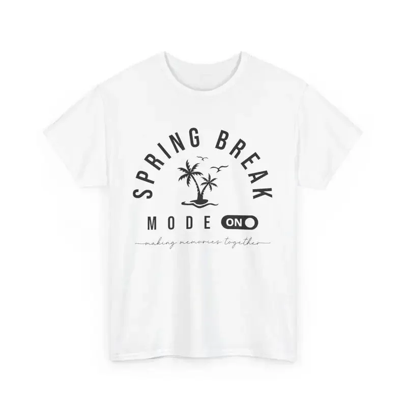Spring Vacation Break 2025 T Shirt Palm Trees Lovers Mode On