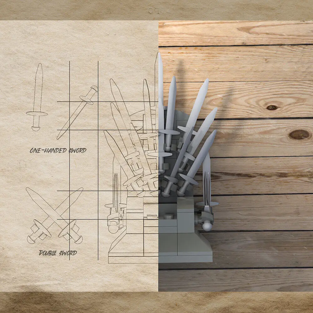 King's Seat Thr0ne Model 86 Pieces Building Toys Set from Movie MOC Build