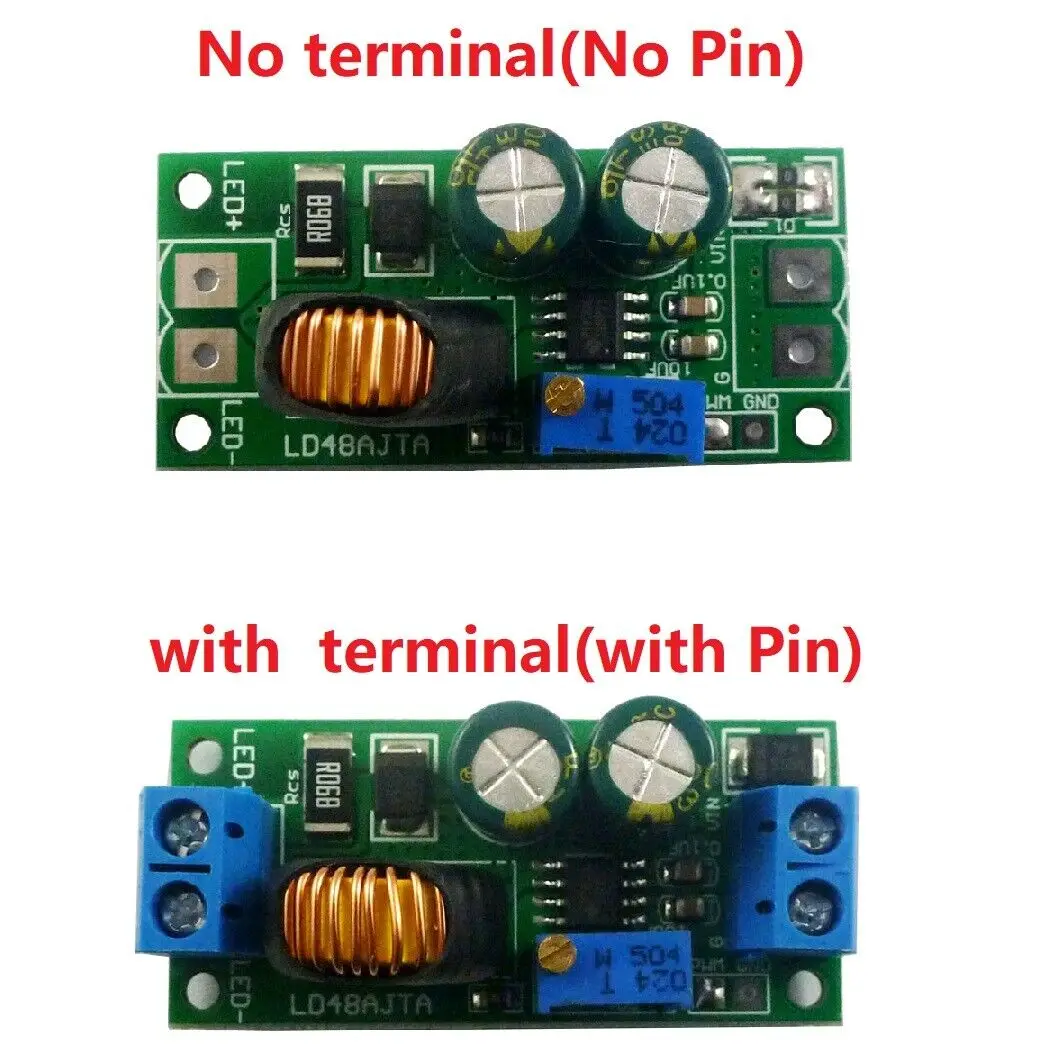 48W 3A High DC 8-16V Adjustable High Brightness LED Driver Constant Current PWM 40-3000mA