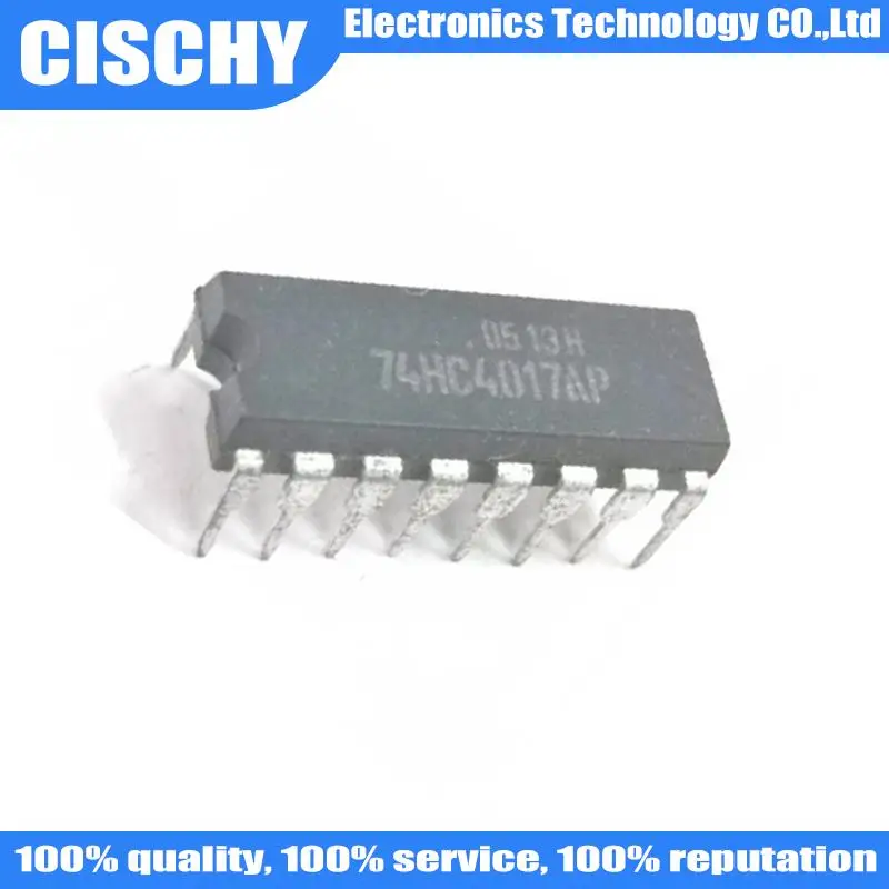 

10pcs/lot 74HC4017AP 74HC4017 SN74HC4017N 74HC4017N DIP-16 In Stock