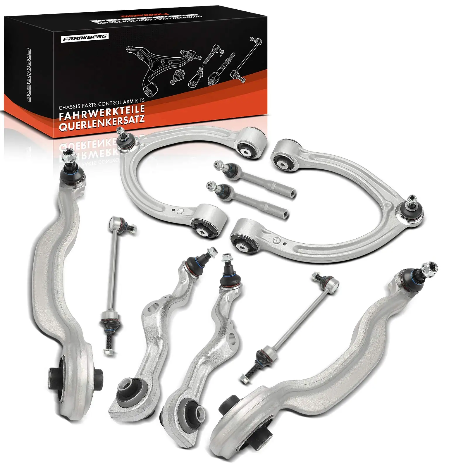Frankberg 10-delige draagarmset vooras links rechts boven voor Mercedes-Benz S-Klasse V221 W221 S 65 AMG 2213303903
