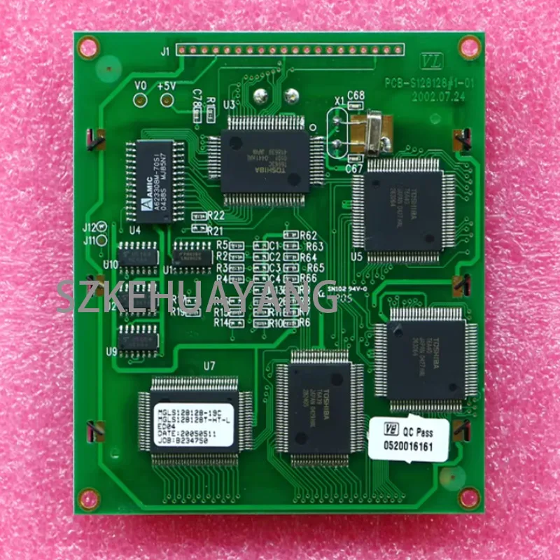 Compatible With MGLS128128 MGLS128128-58C MGLS128128-19C PCB-S128128#1-01 MGLS128128T-HT-LED04 20PIN LCD Screen
