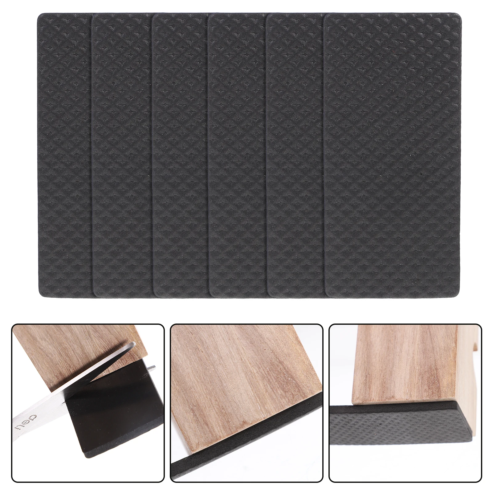 

20pcs Furniture Leg Protectors Non Slip Silent EVA Pads for Chairs Table Feet 8 3x3 8cm Noise Reduction Self Adhesive Furniture
