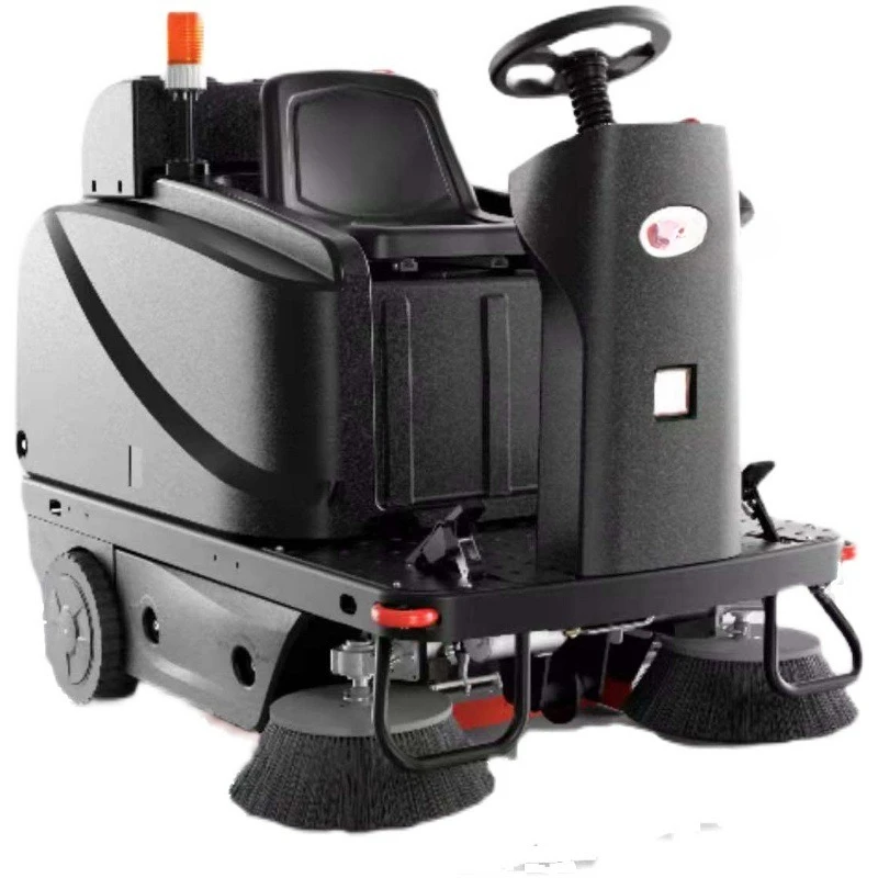 Driving sweeper, fully automatic battery double brush large vacuum cleaner