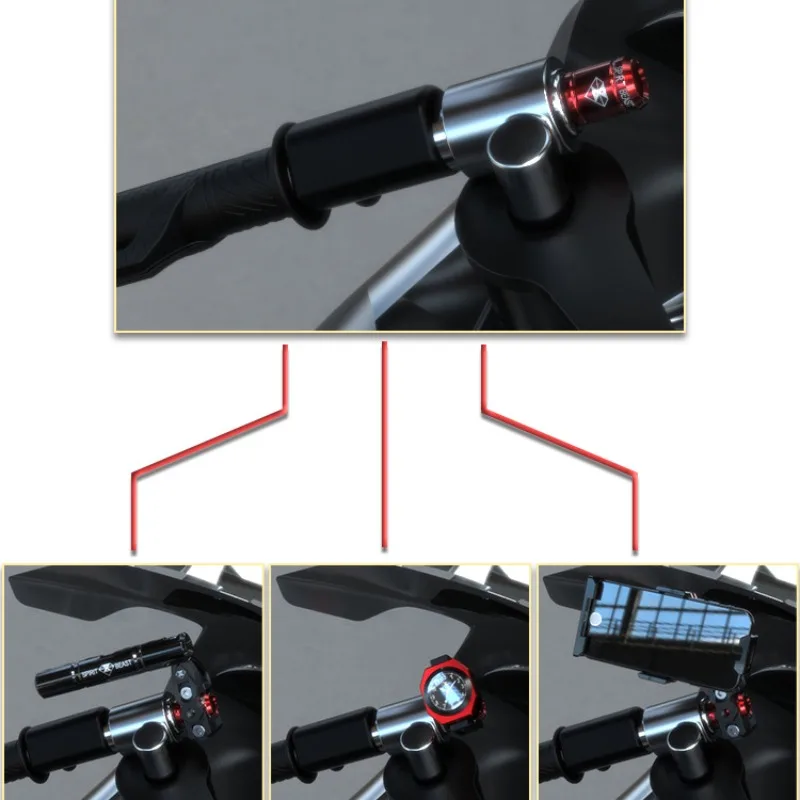 For Benelli Modification Handle Plug Accessories Off-road Vehicle Split Handle GW250 Motorcycle Separation Hand Extension Rod