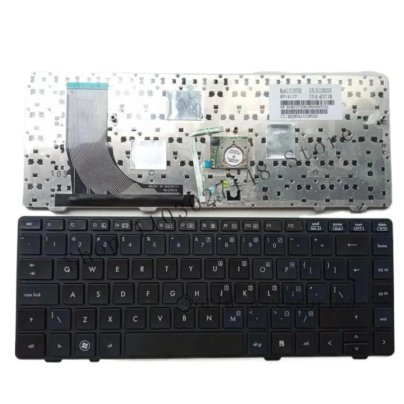 

& US/AR/RU Laptop Keyboard For HP Probook 6360B 6360T 6450B 6455B 6460 6460B 6465B #