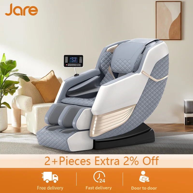 Jare L9 luxury 4D movement full body airbag wrapped zero gravity reclining flat working sofa relaxing massage chair