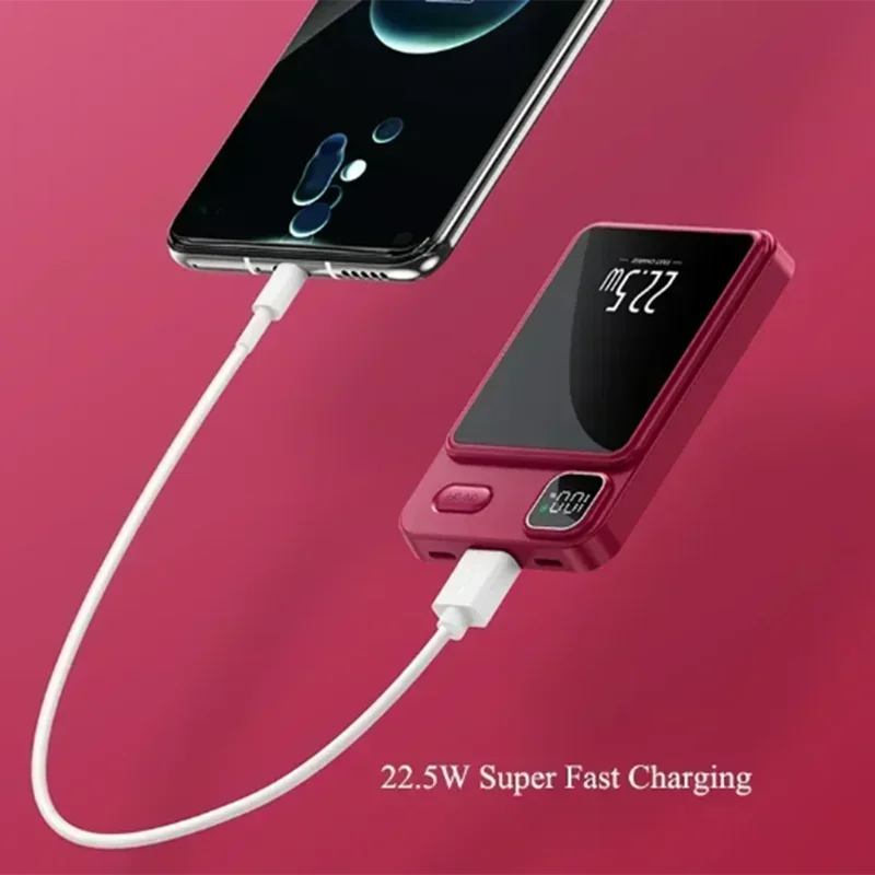 Xiaomi-Chargeur magnétique sans fil 50000mAh, batterie externe Magsafe, charge rapide, pour Android iPhone 15 16