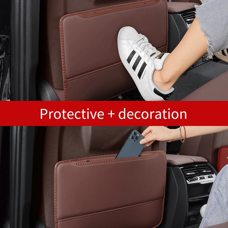 Almohadilla protectora antipatadas para asiento de coche, accesorio Interior para Toyota YARiS Supra Corolla Prius Harrier RZ, 2 piezas