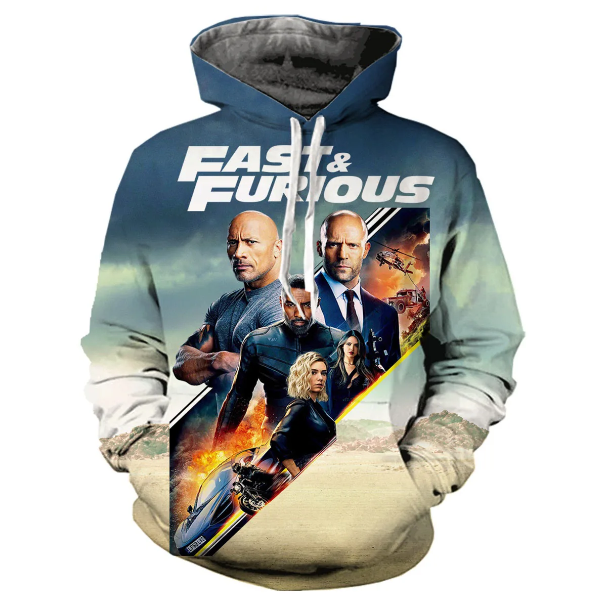 Fast and Furious 3D Print Hoodies Men Women Fashion Casual Hoodie Oversized Pullovers Hooded Sweatshirts Harajuku Male Clothing
