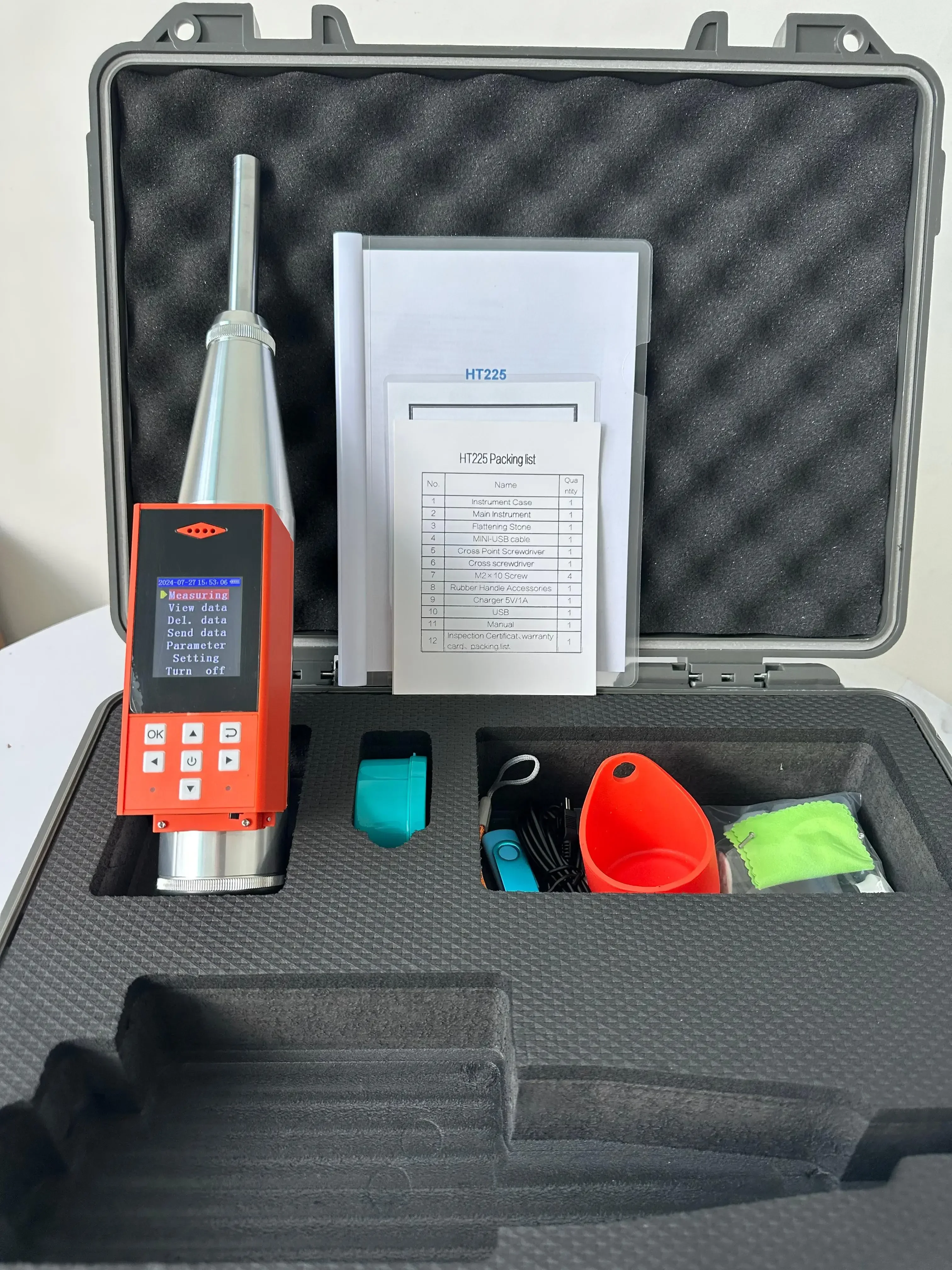 

2026 new HT225 Schmidt Concrete Rebound Hammer Testing Equipment Ultrasonic Test Meter