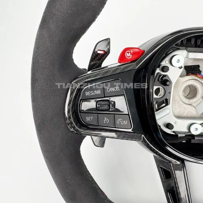 Series M240i G42 G20 330i Lci G22 540i G30 M550i G11 G12 G15 G16 X3 G01 X5 G05 Alcantara Heated Led Steering Wheel view 3
