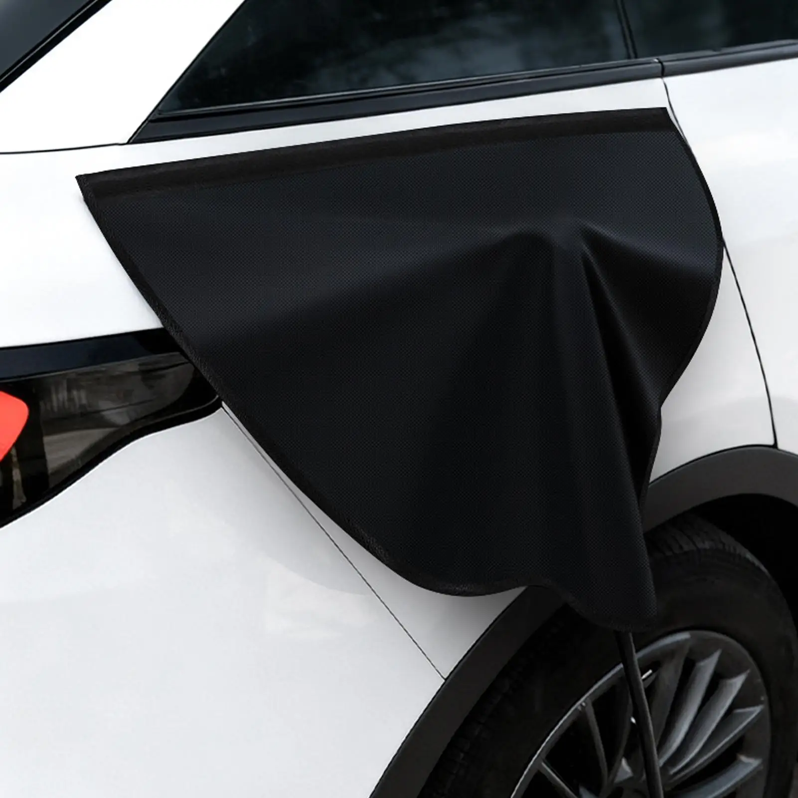

EV Charge Port Cover Magnetic Rainproof Protector EV Car Charging Port Cover for Damage Outdoor Long Trip for Truck SUV RV