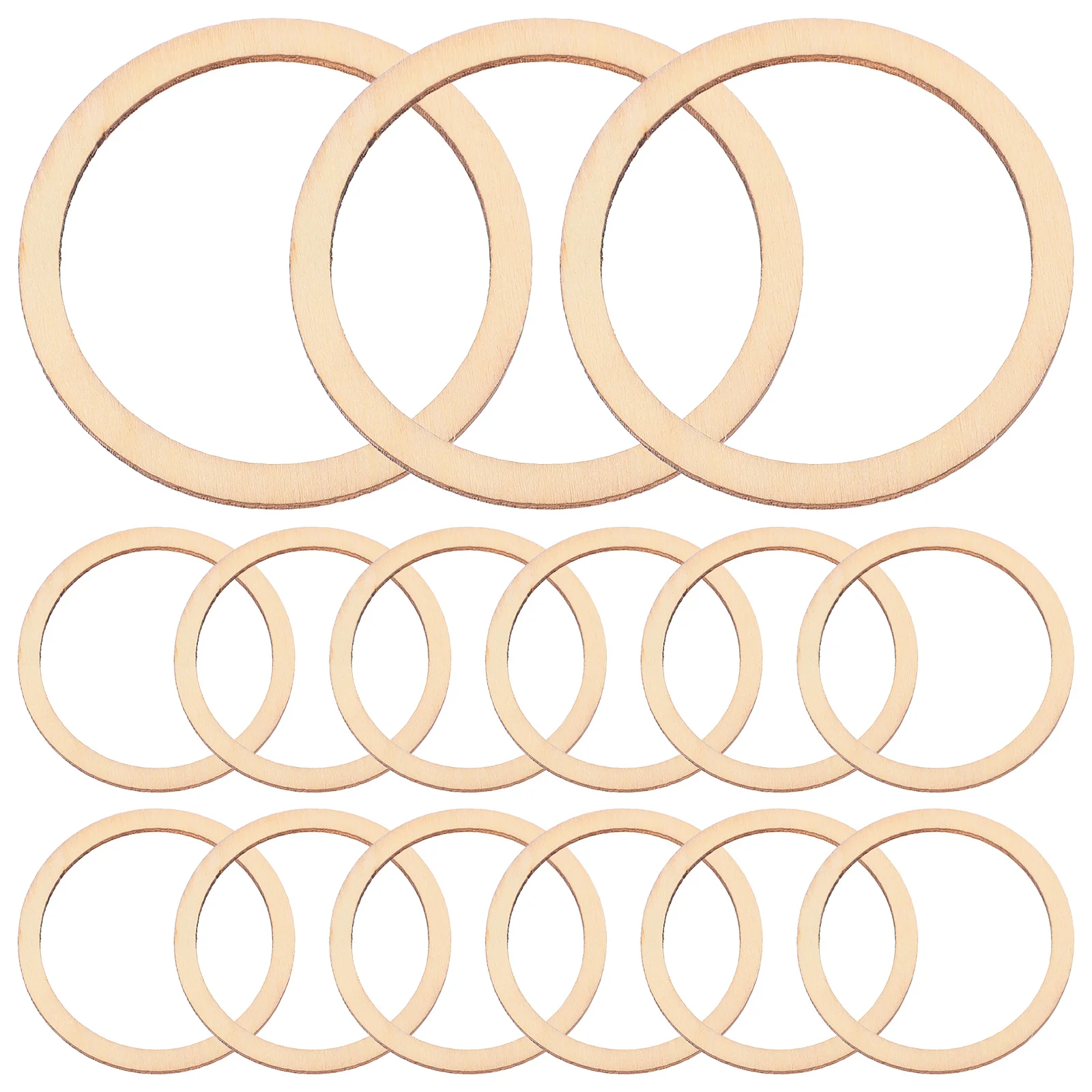 

50 шт., аксессуары для рукоделия, 6 см, круглые полые деревянные ломтики, круглый декор «сделай сам», для скрапбукинга, рождественский настенный подвес