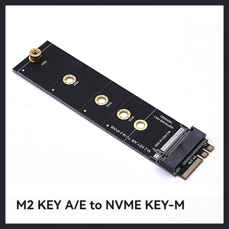 

M2 KEY A or E to M2 NVME adapter card NGFF to KEY-M expansion slot WIFI interface to M.2 disk