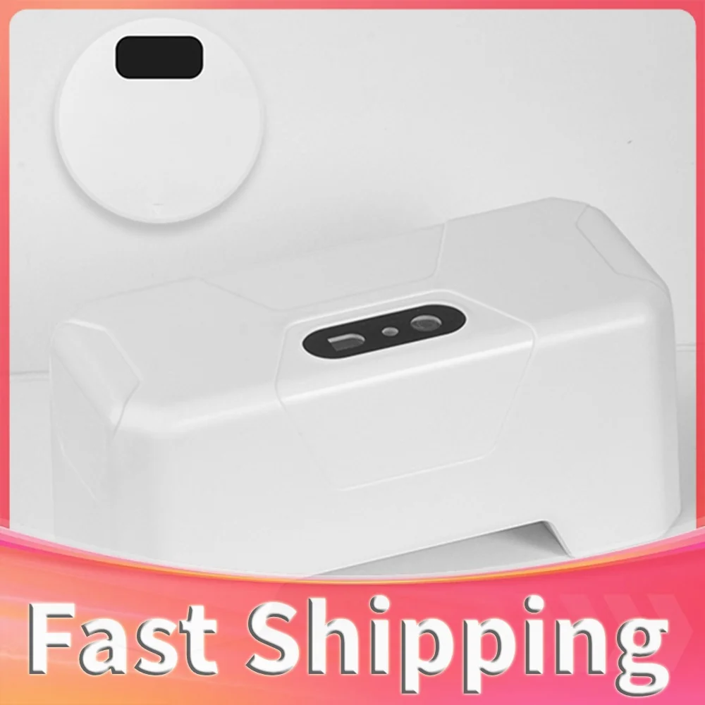 Toilets Flush Button Non-Contact Intelligent Toilets Flush Button Splash-proof with Wireless Transmitter for Home Hotel Bathroom