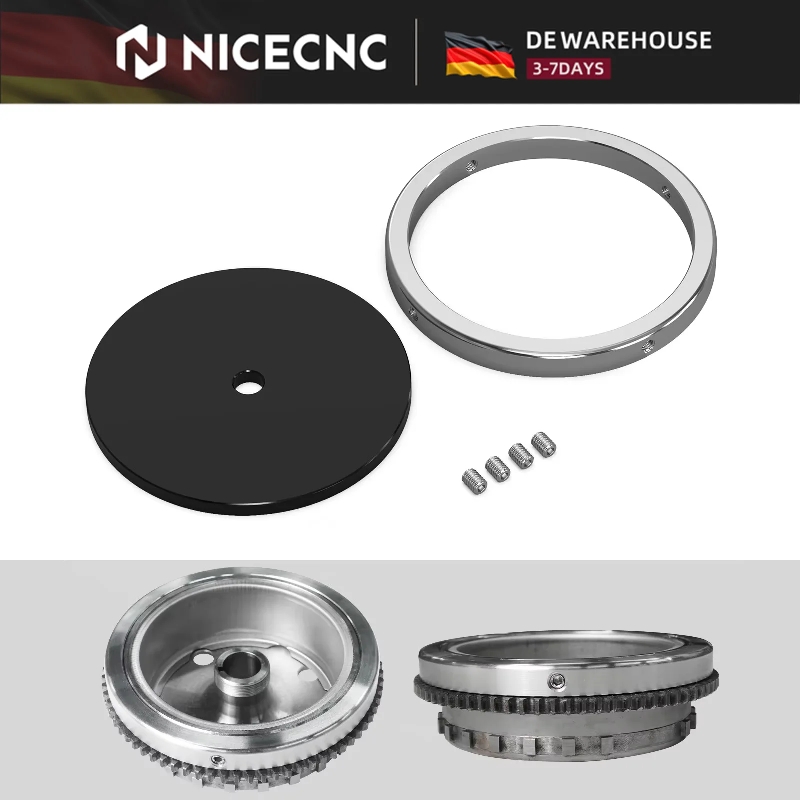 NICECNC Contrappeso Volano 10oz per KTM EXC 300 EXC 250 TPI Six Days 2017-2022 EXC 300 TPI XCW TPI 2023 e Husqvarna TE 300i 250i