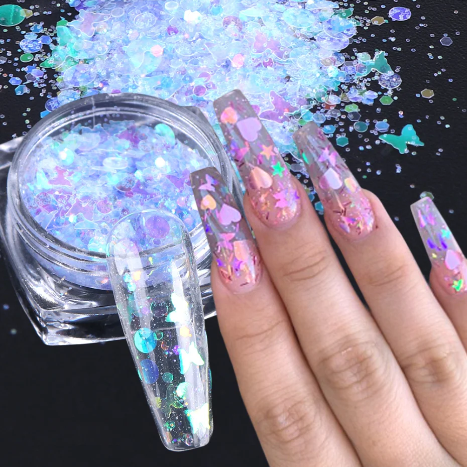 Perché il glitter zucchero LA1613-1 è la scelta perfetta per un’unghia da sogno?