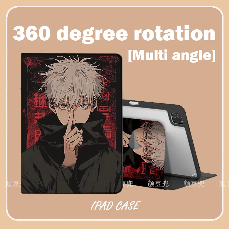 

Чехол Gojo Sato Anime Jujutsu Kaisen для iPad 10,2 8th Air 4 5 6 Mini 5 6 7 Роскошный силиконовый чехол для Air 7 Pro13 iPad 11th 10th