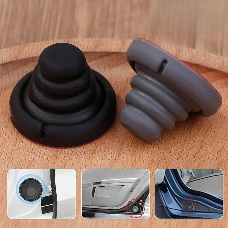 4 PCS Car Door Shock Absorber Cushion Silicone Pad Universal Gasket Trunk Sound Insulation Pad Shockproof Latch Accessories