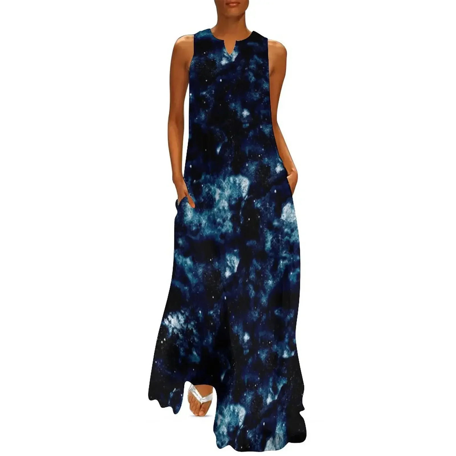 

Night sky Long Dress women's dresses luxury clothing women summer 2025 Woman clothes Summer women's clothing Dress