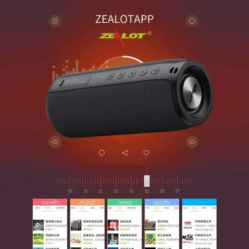 TWS Portable Running Sound Column Outdoor Camping Sound Box Waterproof Wireless Subwoofer Caixa De Som Bluetooth Speakers TF