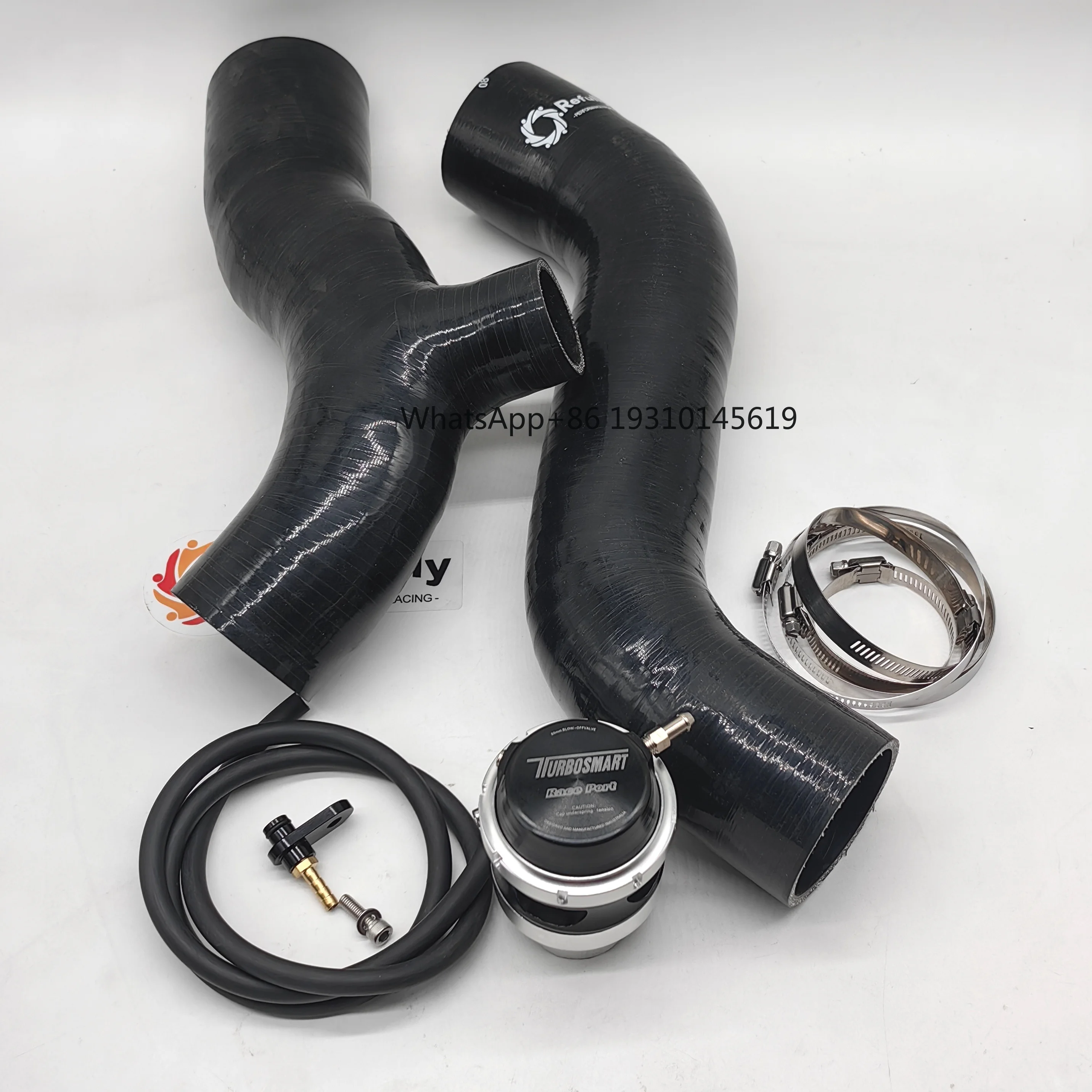 For Sea-doo RXP-X /RXT-X 325 Intercooler Tubing Upgrade Kit With 50mm Tubosmart Blow-Off Valve