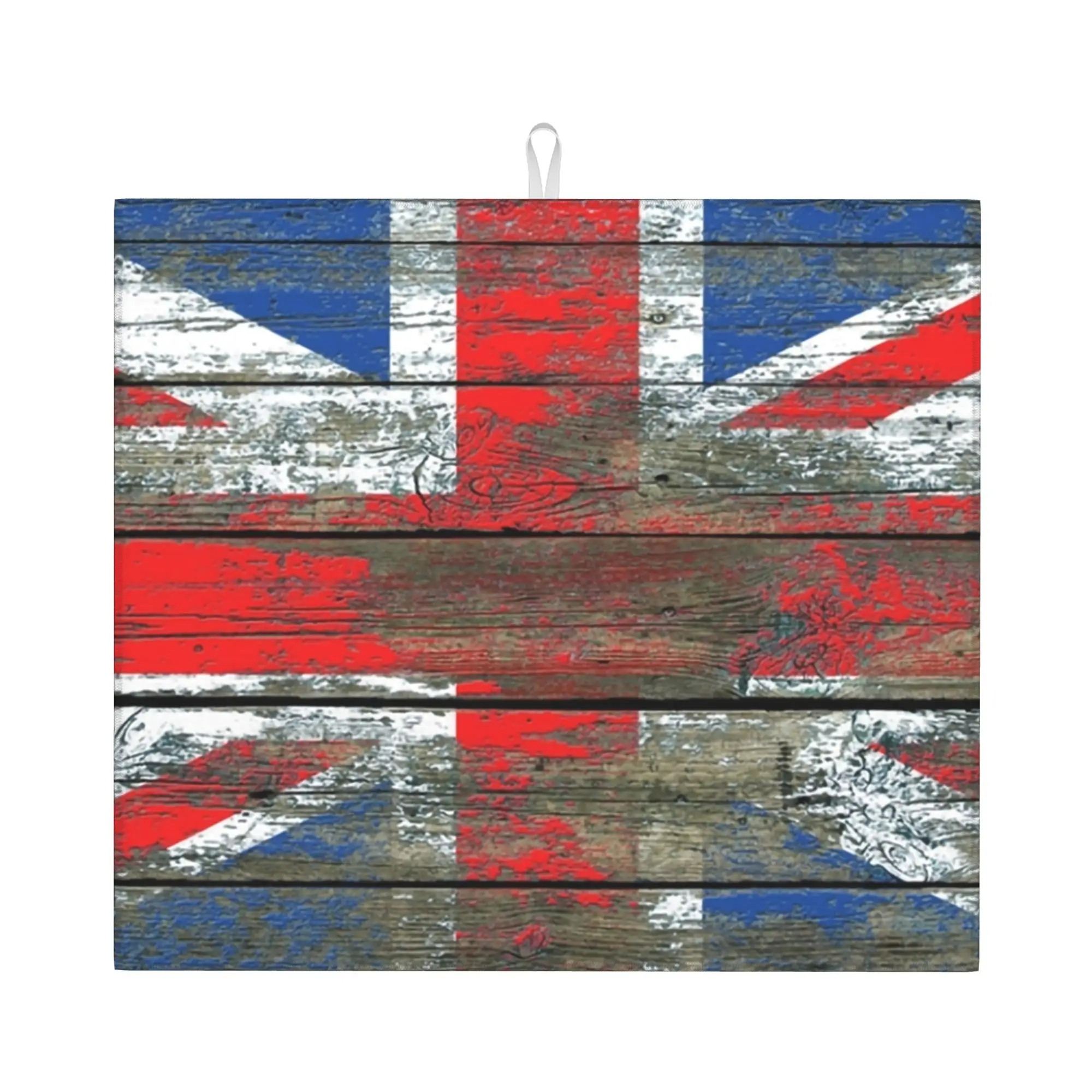 UK Flag United Kingdom Flag Great Britain Flag British Flag Non Slip Kitchen Counter Protector Mat Barware Mat For Kitchen