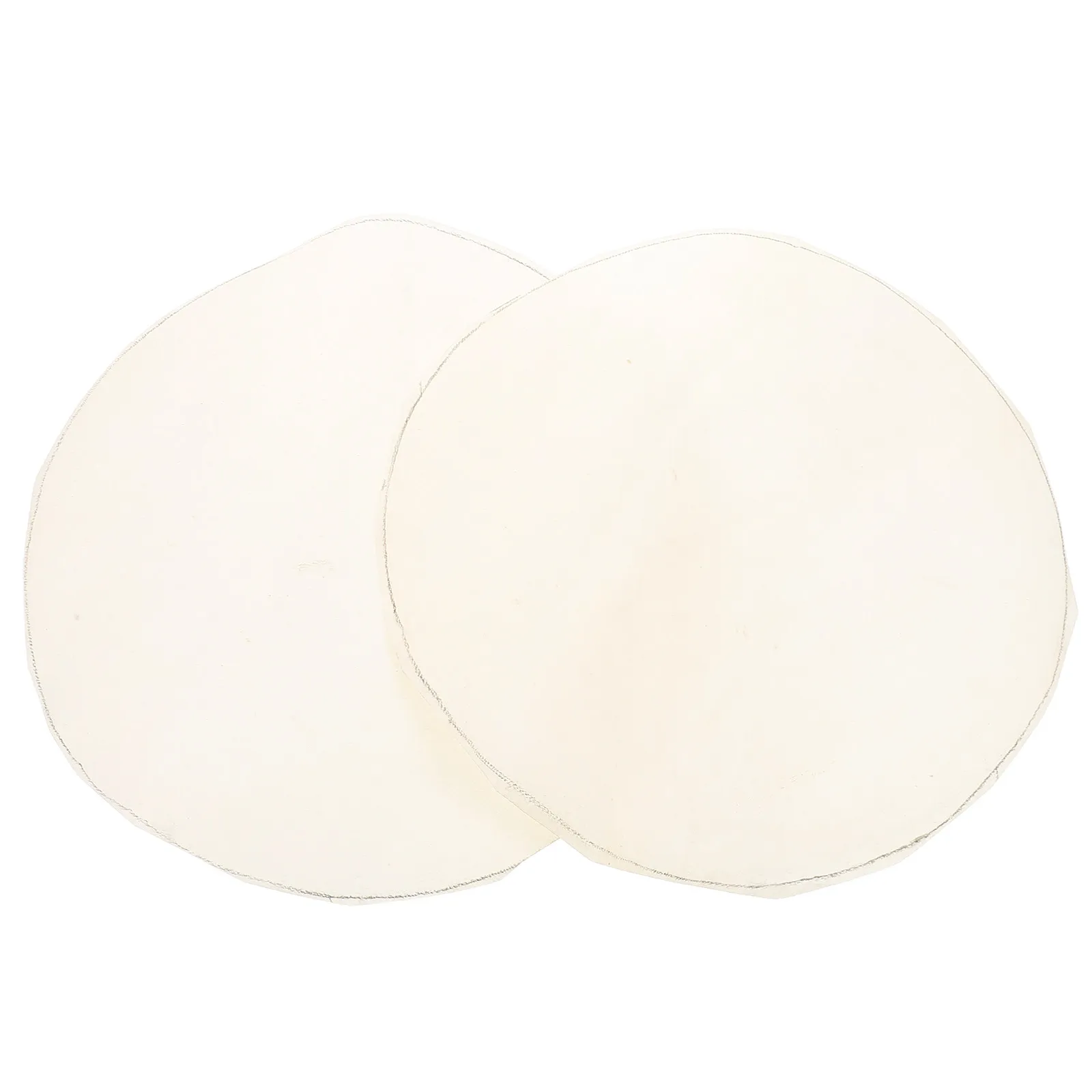 2 Peças de Pele de Cabra Crua para Tambor de Cintura Orff, 30cm, Substituição de Pele de Tambor Djembe Doumbek para Instrumentos de Percussão