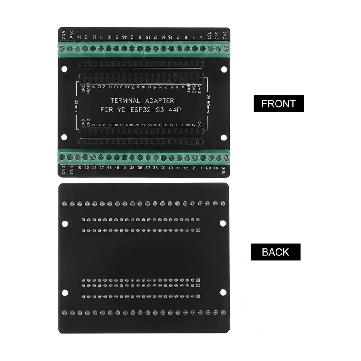 5PCS - Expansion Board GPIO 1 Into 2 Breakout Board 44 Pin for - Development Board N8R8/N16R8 Module