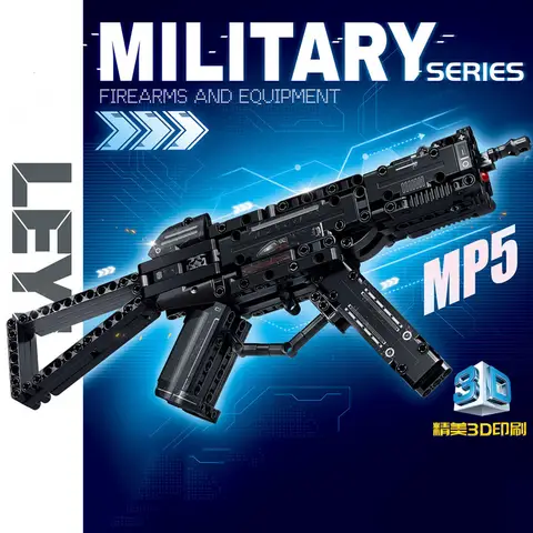 Kar98K byggklossmodell för barn, prickskyttegevär, vapenserie från andra världskriget, pedagogiska leksaker, tungt prickskyttegevär 10 best sales kar98k Lego-leksak - №5