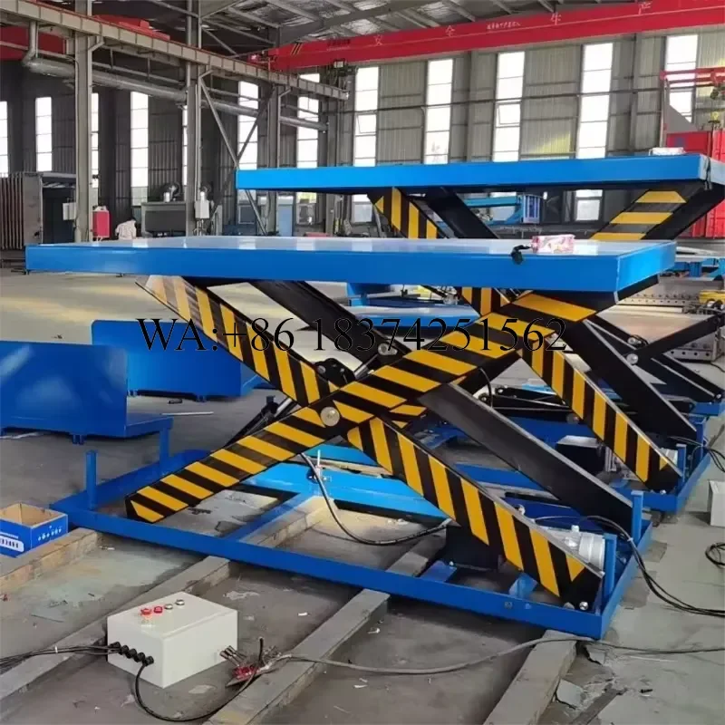 Wmwmnu Fixed Scissor Lift Table Cargo Platform for Warehouse Loading Dock Industrial Factory Maintenance