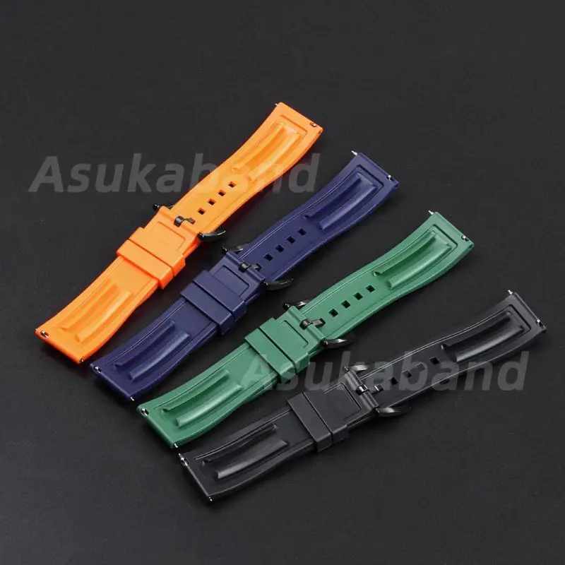 18-24mm Silicone Watch Strap for Seiko 5 Tuna Samurai Diver Rubber Watch Band 22mm 20mm 18mm Quick Release Watchbands Men Women