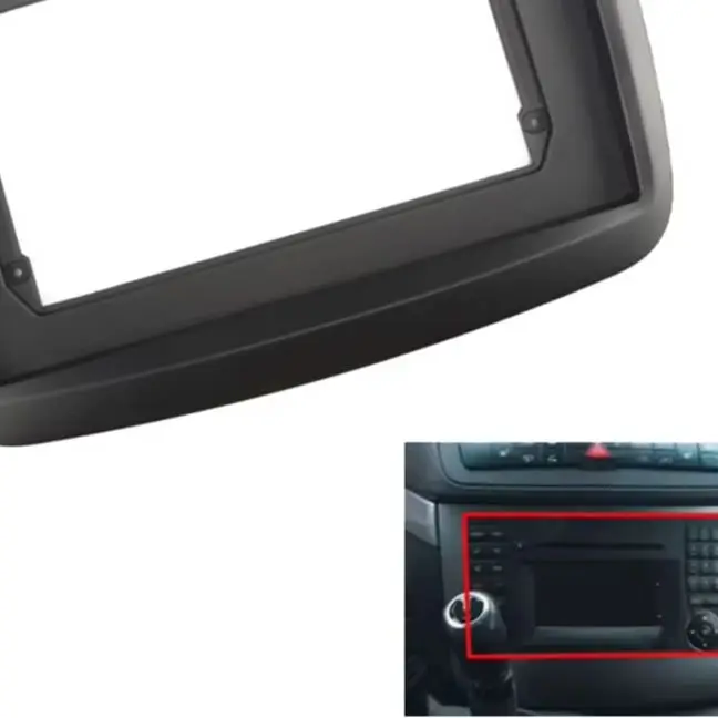 

Fascia Stereo Radio Bezel Panel Frame For Mercedes For VITO 2010-2015 BLACK ABS Modify The Central Control Screen Panel Frame